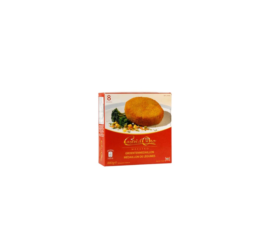 BURGER LEGUMES MAESTRO 8X110GR CASTEL D'ORO OVI