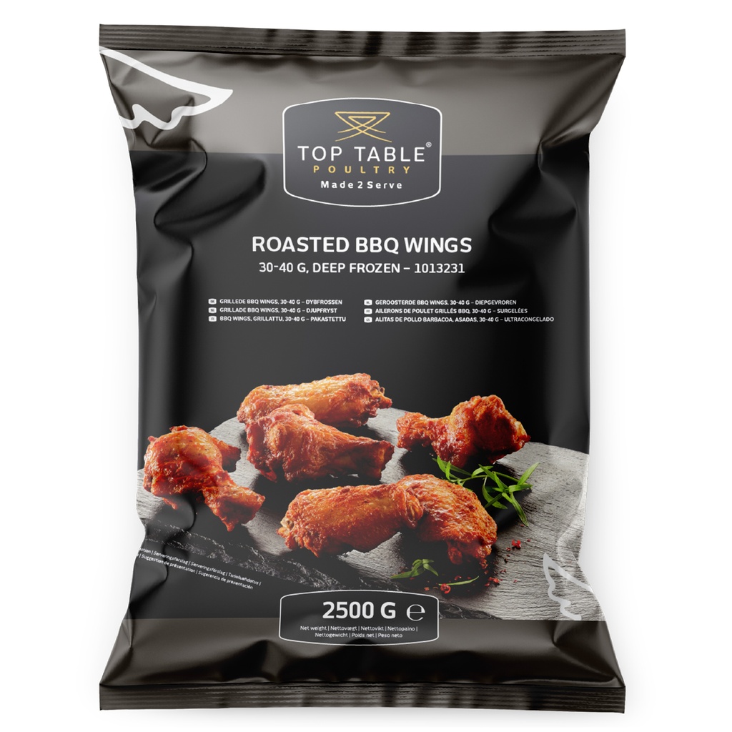 1013231 BBQ Wings Grillé Top Table 2,5 kg