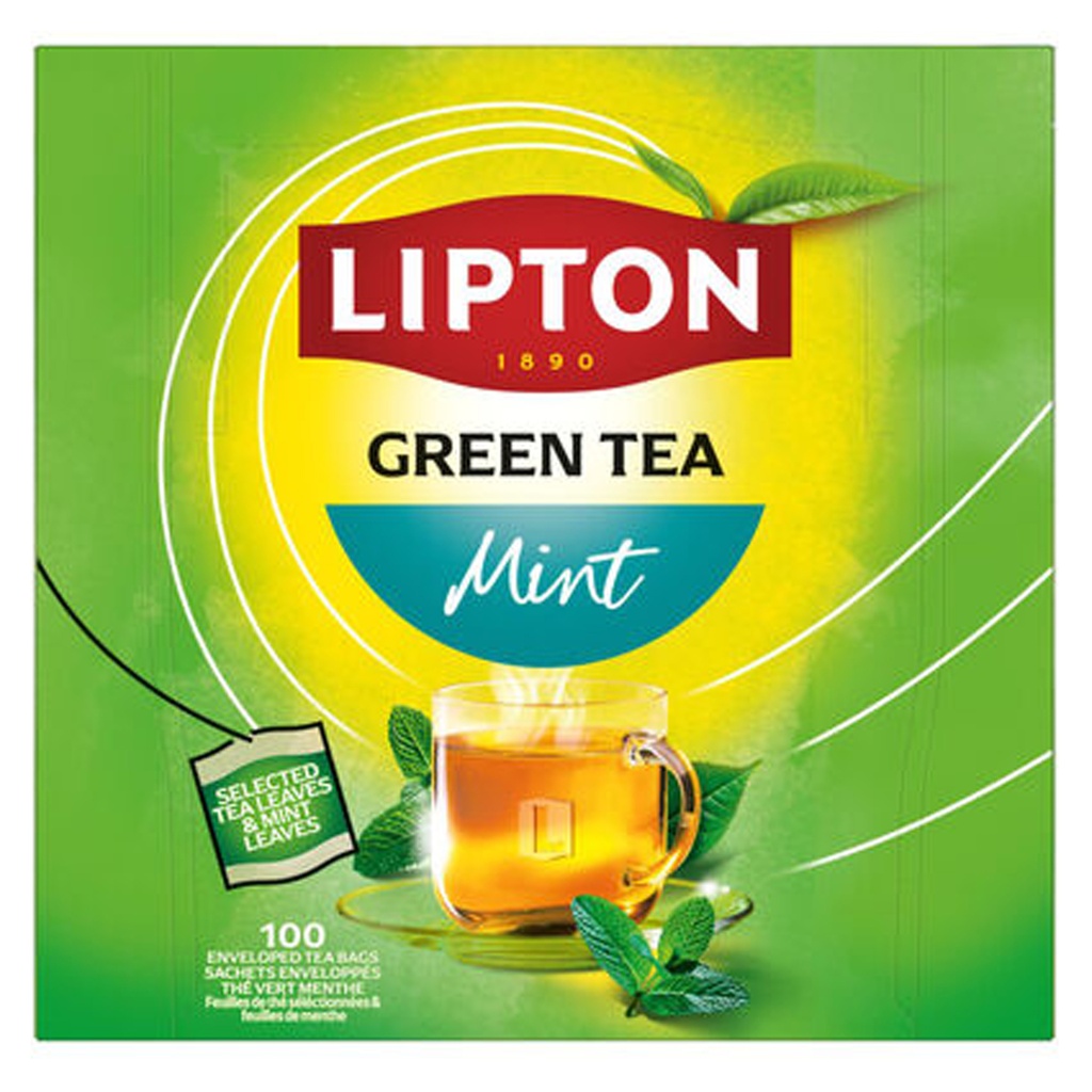 THE VERT MENTHE 100PCS LIPTON FEEL GOOD SELECTION