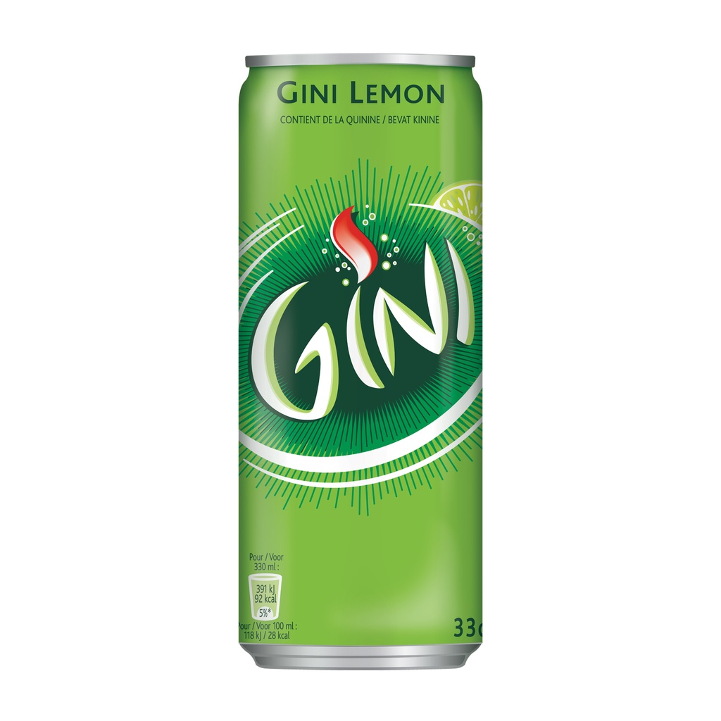Gini Lemon Slim Blik 24 x 33 cl