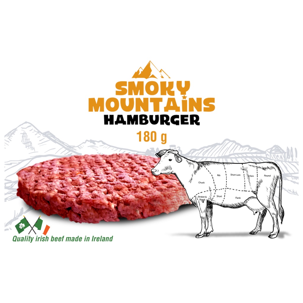 LA894 Smoky Mountain Hamburger La Streetfood 24 x 180 gr