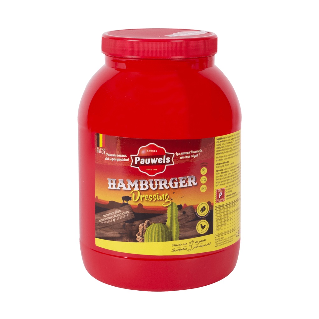 Hamburger Dressing Pauwels 3 L