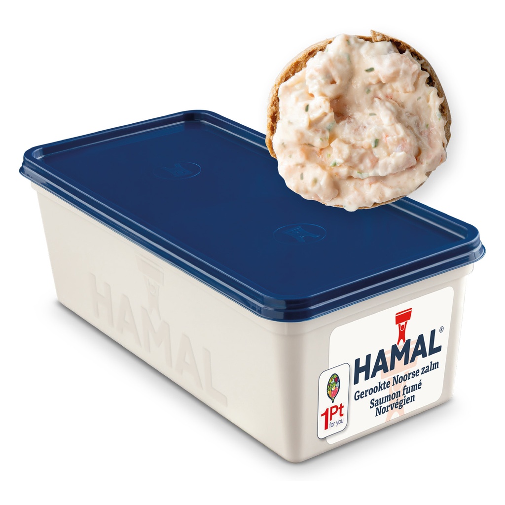 Zalm  Gerookt  Salade Hamal Bak 1 kg
