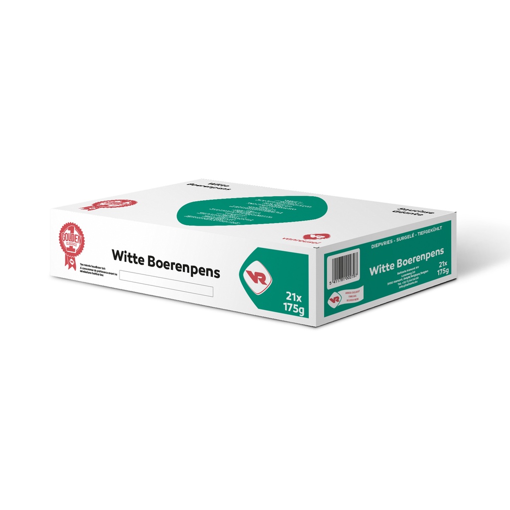 Witte Boerenpens Vanreusel 21 x 175 gr