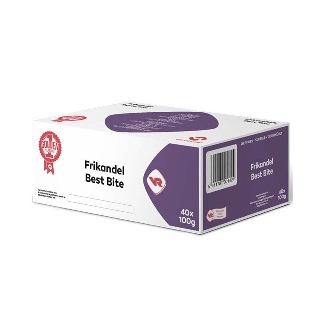 Frikandel Best Bite Vanreusel 40 x 100 gr - Short Shelf Life 23.06