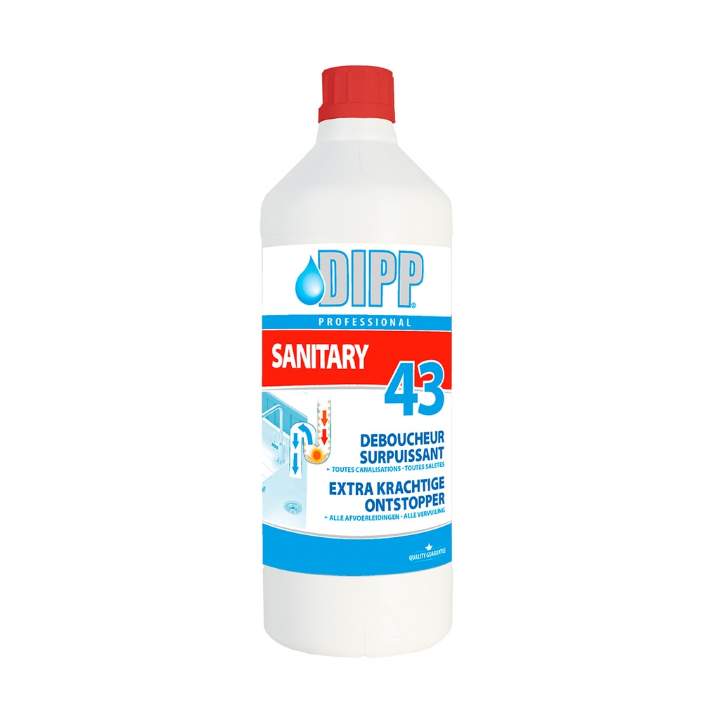 Ontstopper Extra Krachtig Dipp (43) Fles 1 L