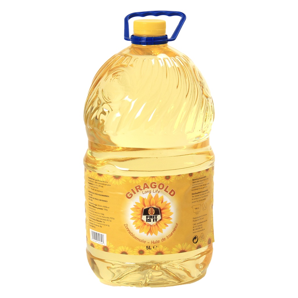 Olie Zonnebloem Giragold Frit Is It 5 L