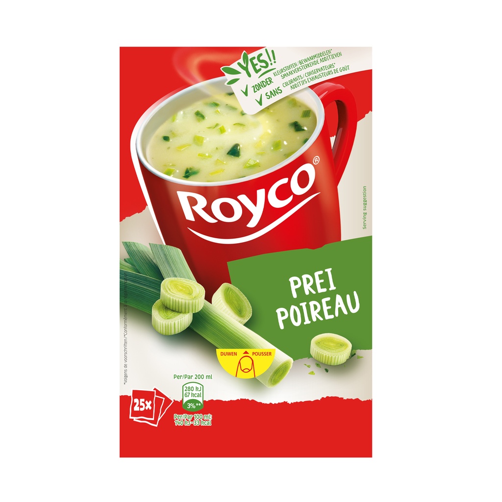 Royco Minute Soupe Poireaux 25 pcs 
