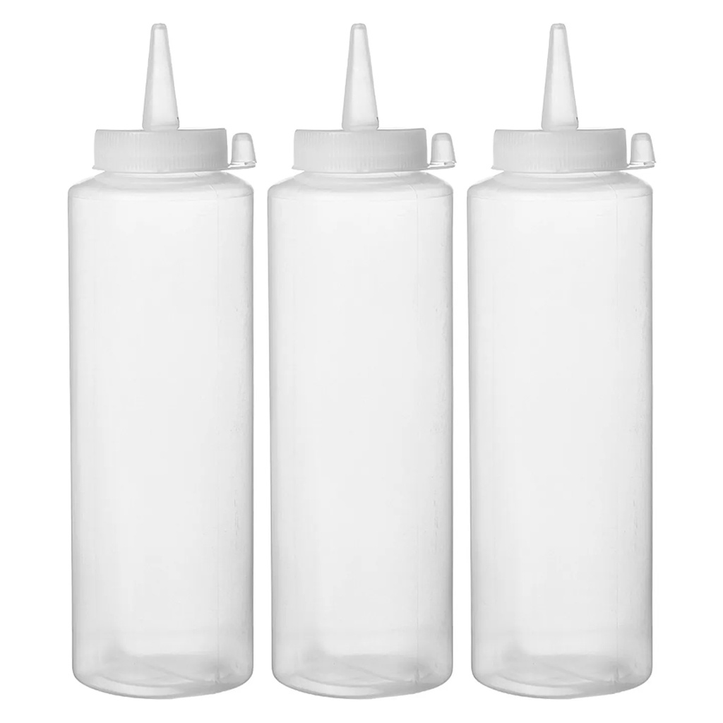 557853 Dispenser Flacon Transparant 35cl 3pc Hendi