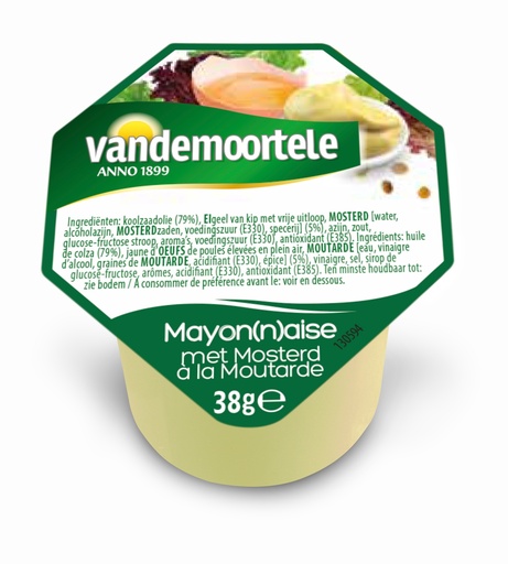 [270500] Mosterd Porties Vandemoortele (120x20ml)