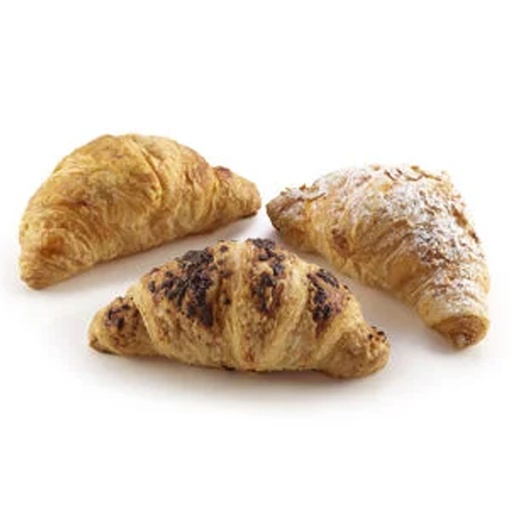 [138832] 1730 Mini Croissants Assorti Gevuld Pastridor 108 x 45 gr