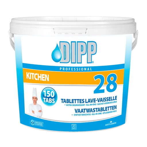 [909190] Tablettes Lave-Vaiselle 150 st Dipp (28) 3 kg