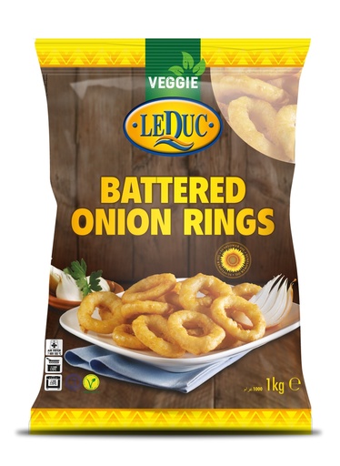 [134282] Onion Rings Battered Duca 1 kg