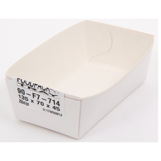 [81113] Kartonnen (Friet) Bakje 714 - Nr B 90  (135x70x45) 250 st