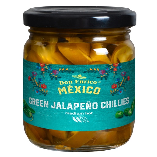 [51508] Jalapeno Chilli Groen Glas 212 ml (190g)