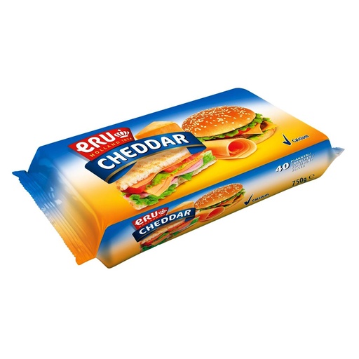 [209612] Fromage Cheddar Dlices  Eru 40 pcs 750 gr