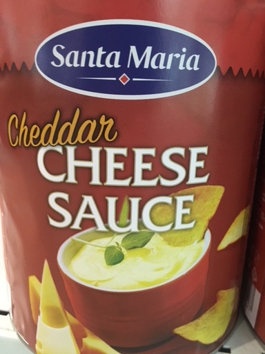 [51551] Cheddar Cheese Sauce Santa Maria 3 L