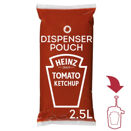 [265171] Tomates Ketchup Heinz Poche 3 x 2,5 L