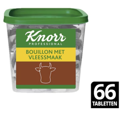 [40150] Bouillon Vlees Tabletten Knorr Pot 66 st.
