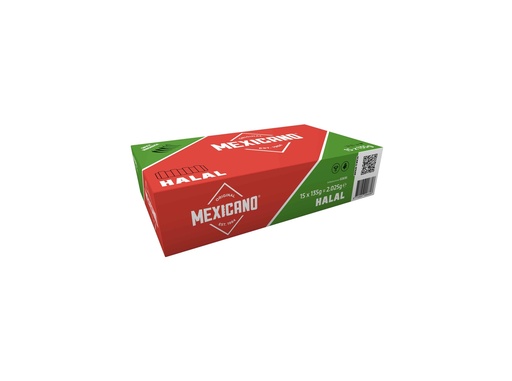 [118031] Mexicano Halal De Vries 15 X 135 GR