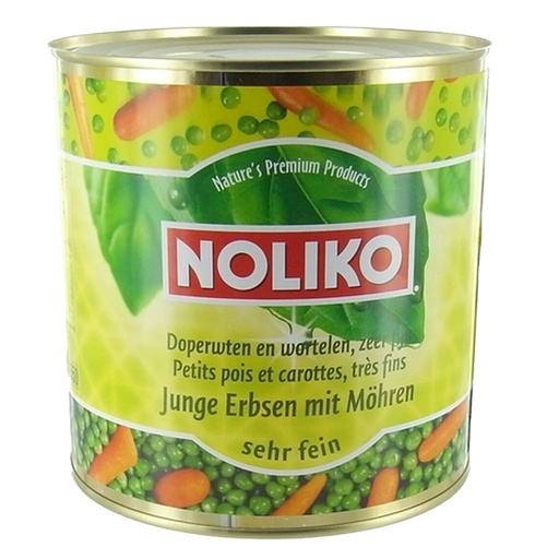 [51122] Erwten & Wortelen Extra Fijn Noliko Blik  1 L