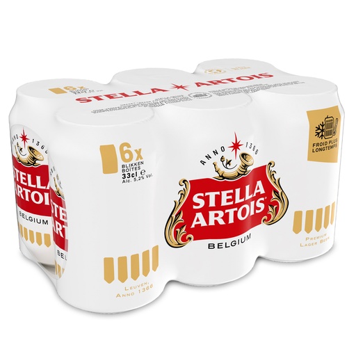 [972491] Stella Artois 4 x 6 x 33 cl
