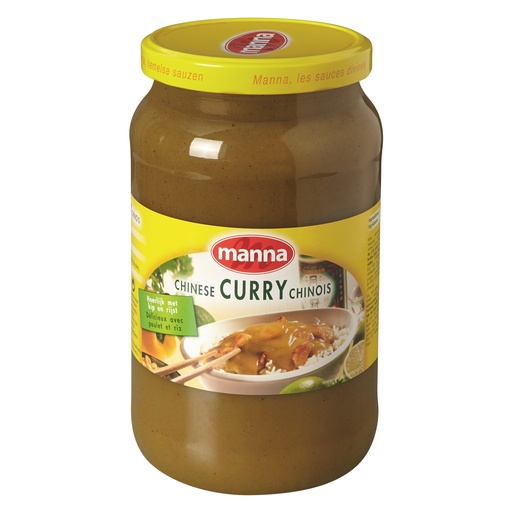 [26162] Chinese Curry Saus Warm Manna Glas 1,9 kg