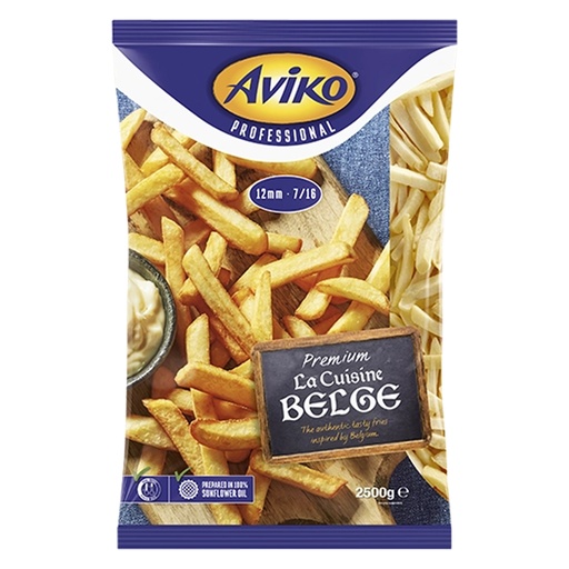 [13394] Frites 11 mm - Congelé Artisanale  La Cuisine Belge 2,5 kg
