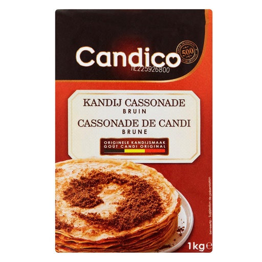 [31321] Kandij Suiker  Donker Candico Pak 1 kg