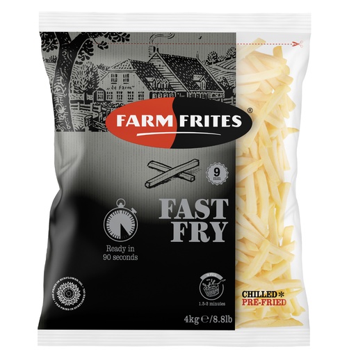 [207055] Frieten Vers Fast Fry 9 mm Farm Frites 2 x 4 kg