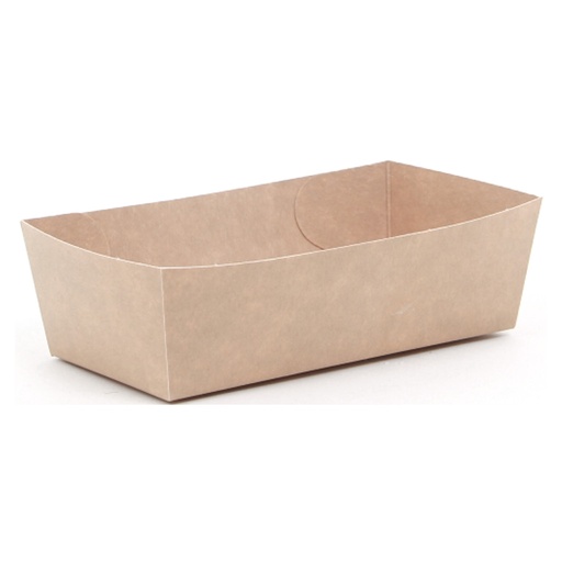 [811171] Karton Frietbak 90 Bruin Eco Is It 70x137x45 250 st