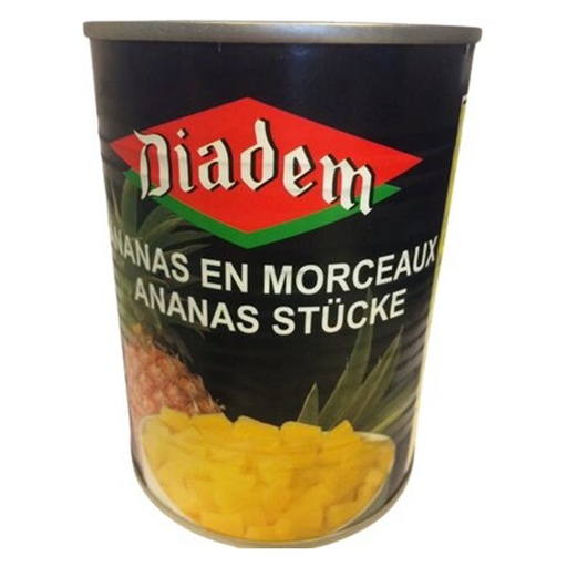 [52246] Ananas Stukjes Diadem Blik 0,565 kg