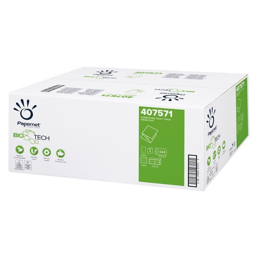 [89616] Toilet Papier Bulk 2 lg  (407571) (10x10) 40 st x 224 vel