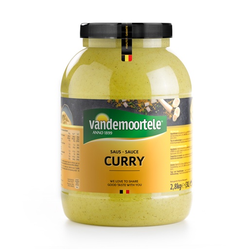 [25720] Curry Saus Vandemoortele Pet 3 L