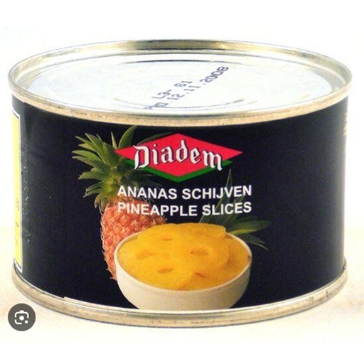 [52244] Ananas 4 Schijven Diadem Blik 225 gr