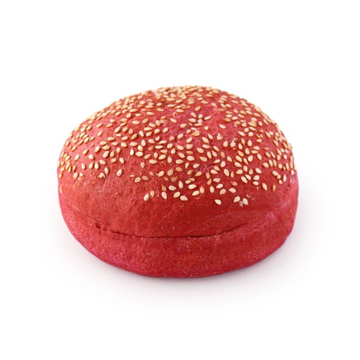 [1389999] 2623 Hamburgerbroodje Rode Biet Vegan Diversi Foods 35 x 95 gr