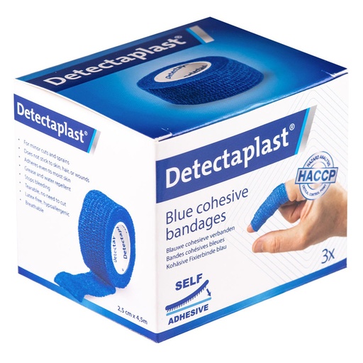 [91210] Cohesief Verband 2,5 cm x 4.5 m - 3 st