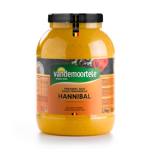 [26004] Hannibal Saus Vandemoortele Pet 3 L