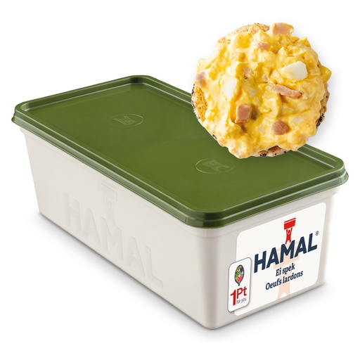 [190080] SALADE AUX OEUFS & LARDONS 1KG HAMAL