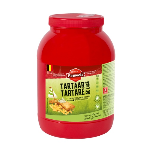 [253987] Tartaar Saus De Luxe Pauwels Pet 3 L