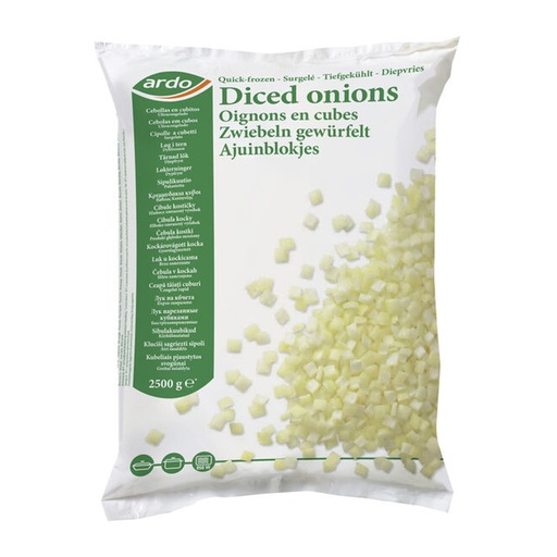 [16309] Oignon Cubes (Brunoise) 2,5 kg