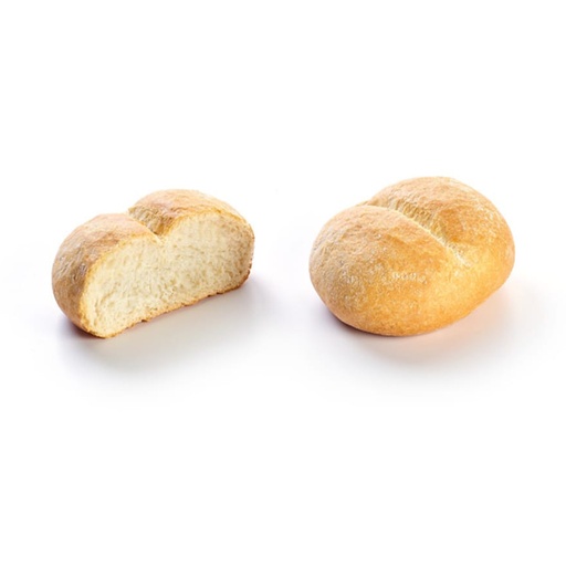 [139934] 3782 White Rustic Bread Rolls La Lorraine 75 x 65 gr