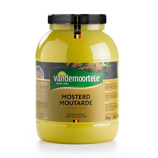 [25504] Mosterd Vandemoortele Pet 3 L