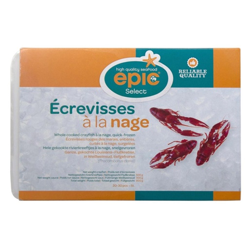 [146512] Rivier Kreeftjes à la nage 20-30 Epic 500 gr