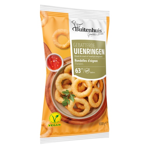 [16092] Onion Rings Gepaneerd Buitenhuis 1 kg