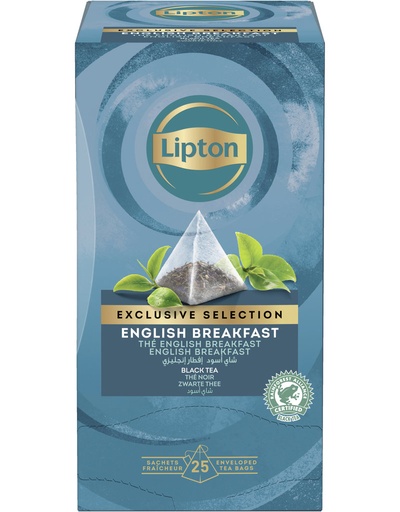 [73280] Lipton Thee English Breakfast Exc. Sel. Pyramide (25 st)