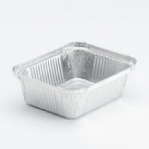 [85003] Alu Bakje 450 cc (opst.rand) (142x116x41mm) (R1-28L)  100 st