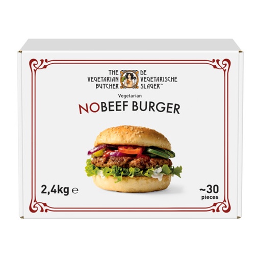 [113334] No Beef Burger Mc 2 Vegetarische Slager 2,4 kg
