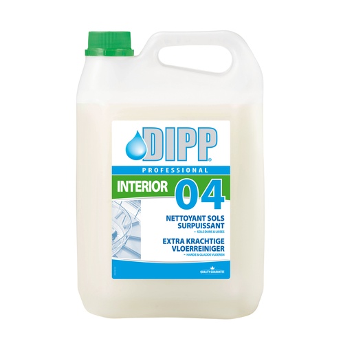 [90921] Nettoyant Sols Surpuissant Dipp (4) 5 L