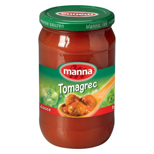 [25840] Tomagrec Saus Manna Glas 0,72 L